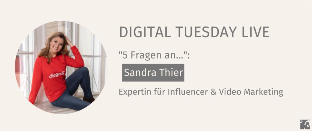 Digital Tuesday LIVE - Sandra Thier